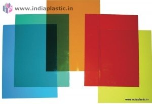 10-Colored Clear Lay Sheets